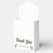 Olive Green Gastgeschenk Hochzeit Box Geschenkschachtel (Geöffnet)