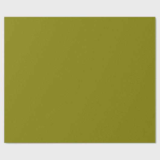 Olive Green Geschenkpapier (Flach)