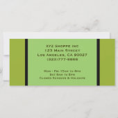 Olive Green Gift Certificate (Rückseite)