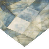 Olive Green Gold Geometric Abstrakt Natural Kurzer Tischläufer (Ecke)