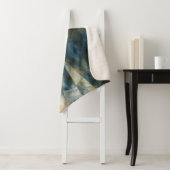 Olive Green Gold Geometric Abstrakt Natural Sherpadecke (Beispiel)