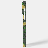 Olive Green & Gold St Patrick's Lucky You Kleeblat Case-Mate iPhone Hülle (Rückseite / Links)