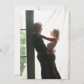 Olive Green Greenerity Gold Arch Foto Hochzeit Save The Date (Rückseite)