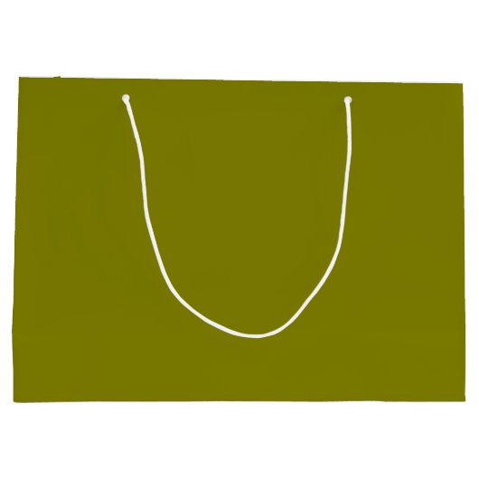 Olive Green Große Geschenktüte (Rückseite)