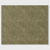 Olive Green Grunge Geschenkpapier (Flach)