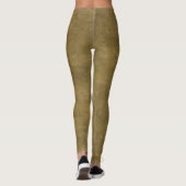 Olive Green Grunge Leggings (Rückseite)