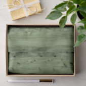 Olive Green Imitats Wood Seidenpapier (Geschenk)