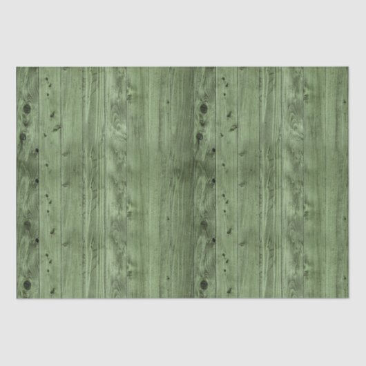 Olive Green Imitats Wood Seidenpapier (Vorderseite)