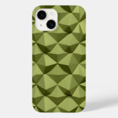 Olive Green iPhone Case Minimalist Modern Texture (Rückseite)