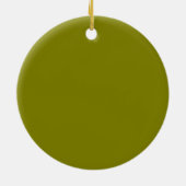 Olive Green Keramik Ornament (Hinten)