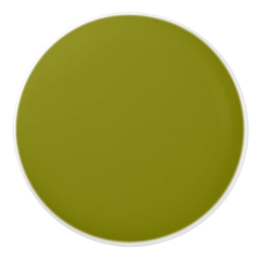 Olive Green Keramikknauf (Vorderseite)
