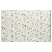 Olive Green Kitty Cat Bad Toile Stoff (Fat Quarter (45,7 x 55,9 cm))