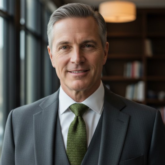 Olive Green Knitted Fabric Krawatte