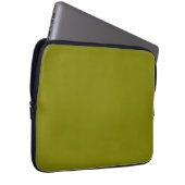 Olive Green Laptopschutzhülle (Vorne Rechts)