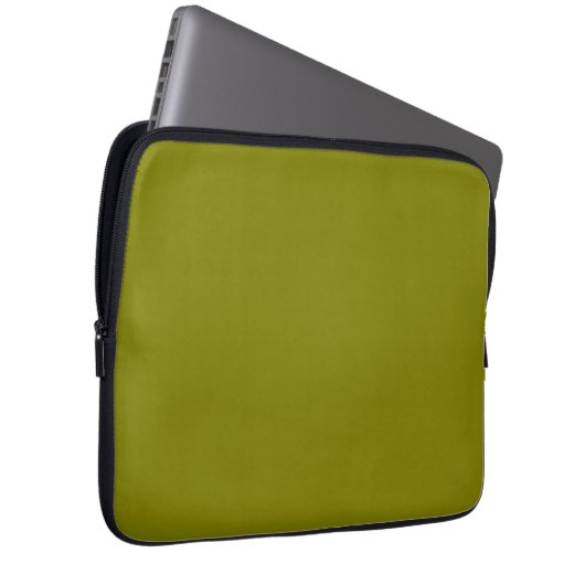 Olive Green Laptopschutzhülle (Vorne Rechts)