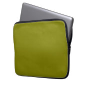 Olive Green Laptopschutzhülle (Vorderseite Links)