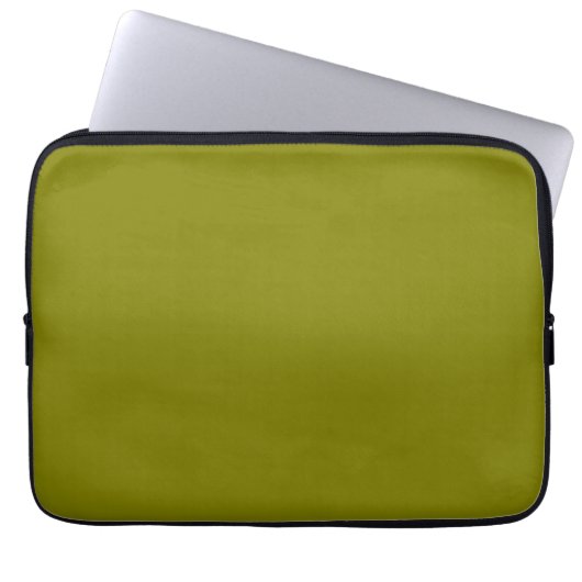 Olive Green Laptopschutzhülle (Vorderseite)