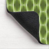 Olive Green Metallic Ribbons Mousepad (Ecke)