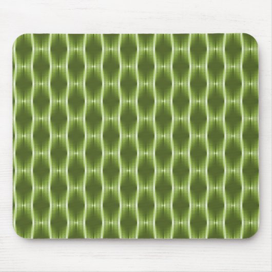 Olive Green Metallic Ribbons Mousepad (Vorne)