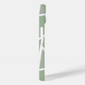 Olive-Green-Mosaik Case-Mate iPhone Hülle (Rückseite / Rechts)