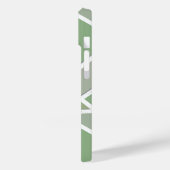 Olive-Green-Mosaik Case-Mate iPhone Hülle (Rückseite / Links)