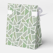 Olive-Green-Mosaik Geschenkschachtel (Rückseite)