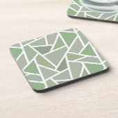 Olive-Green-Mosaik Getränkeuntersetzer (Linke Seite)