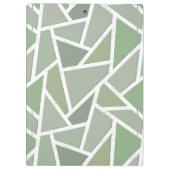 Olive-Green-Mosaik Klemmbrett (Rückseite)