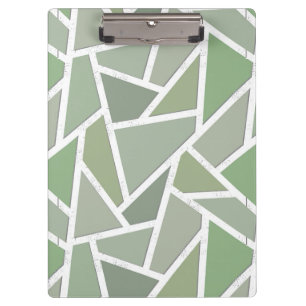 Olive-Green-Mosaik Klemmbrett