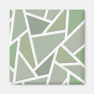 Olive-Green-Mosaik Magnet