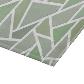 Olive-Green-Mosaik Schneidebrett (Ecke)