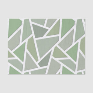 Olive-Green-Mosaik Seidenpapier