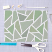 Olive-Green-Mosaik Seidenpapier (Handwerk)