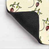 Olive-Green-Ornament Mousepad (Ecke)