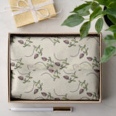 Olive-Green-Ornament Seidenpapier (Geschenk)