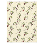 Olive-Green-Ornament Tischdecke (Vorderseite)