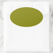 Olive Green Oval Sticker (Tasche)
