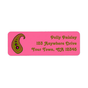 Olive Green Paisley