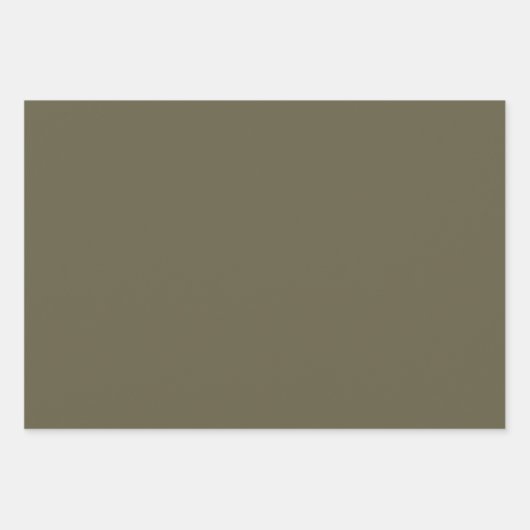 Olive Green palästinensisches Keffiyedesign-Muster Geschenkpapier Set (Vorderseite 3)