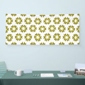 Olive Green Pattern Banner (Messe)