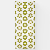Olive Green Pattern Banner (Vertikal)