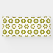 Olive Green Pattern Banner (Horizontal)