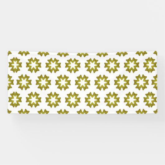 Olive Green Pattern Banner (Horizontal)