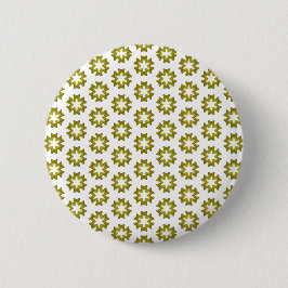 Olive Green Pattern Button
