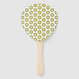Olive Green Pattern Fächer