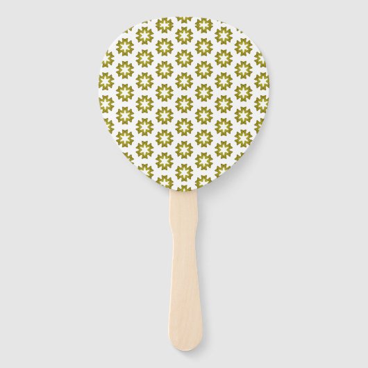 Olive Green Pattern Fächer (Vorderseite)