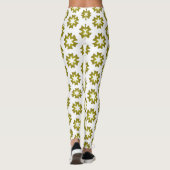 Olive Green Pattern Leggings (Rückseite)