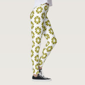 Olive Green Pattern Leggings (Rechts)