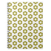 Olive Green Pattern Notizblock (Vorderseite)