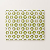 Olive Green Pattern Puzzle (Horizontal)